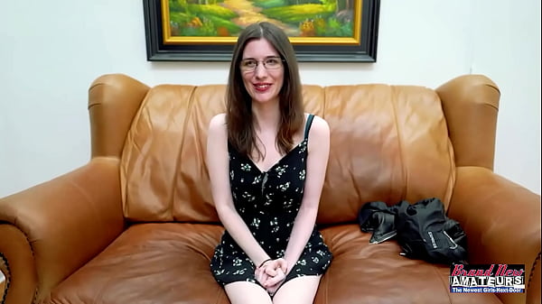 Image Cute Nerdy Brunette Hazel OConnor Gives A Blowjob And Gets Jizzed!