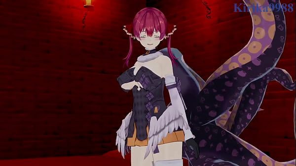Image Pekora Mommy (PekoMama) and Houshou Marine intense sex. - Hololive VTuber Hentai