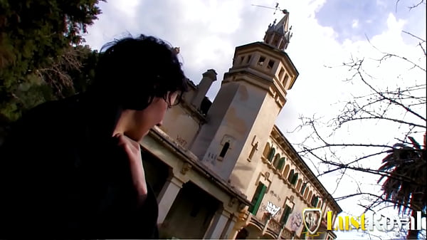 Image Dirty teen Clarysse fucked outdoor at the castle
