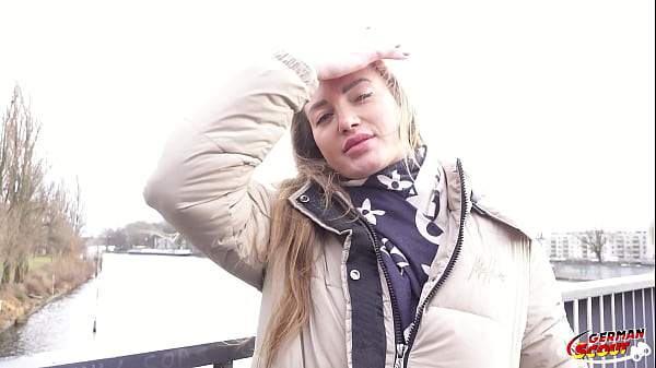 Image GERMAN SCOUT - Blonde tall Girl Julia Maze seduce to Cheating Casting Fuck at Model Job