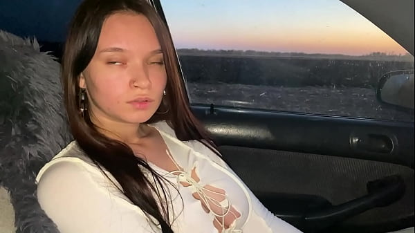 Image My Best Friend's Girlfriend Sucked My Dick In The Car For Only 10 dollars. What a Slut.