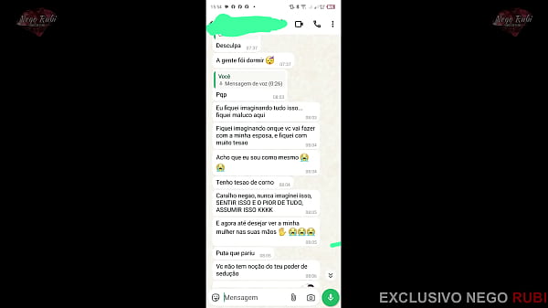Image Foi apenas uma conversa normal com um corno e depois peguei minha rola enorme e grossa e soquei tudo dentro dela