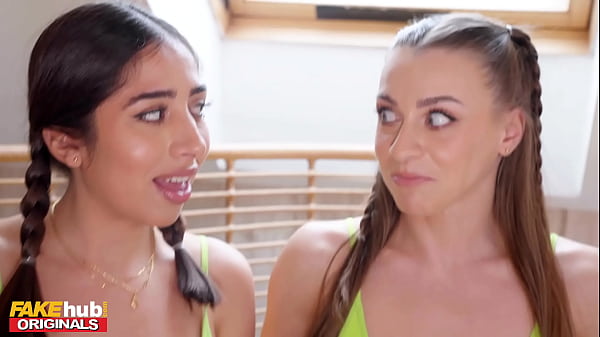 Image FAKEhub - Workout girls let their cheeky friend film a Threesome