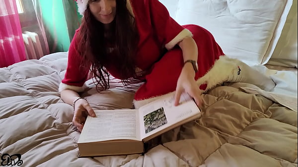 Image Sexy Santa brought you a present! Cum on young hairy pussy