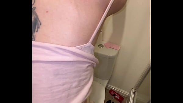 Image Delivery guy: Part 6, suck he&rsquo_s big dick in bathroom and fuck her hard