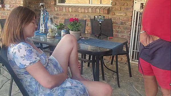 Image Mutual masturbation Caught my friends wife fingering herself on the patio so i joined her fingering