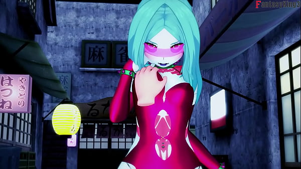 Image Rebecca blowjob in night city | 1 | Cyberpunk | Full & POV on Sheer & PTRN: Fantasyking3