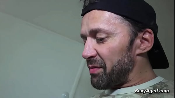 Image French housewife MILF fucks big cock janitor