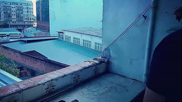 Image Na varanda levando no cu