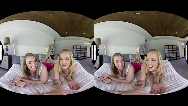 Image Karla Kush and Harley Jade fuck big cock in VR