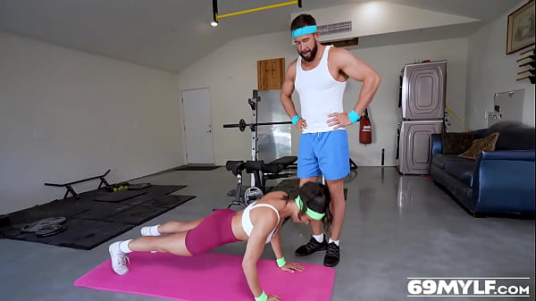 Image Steaming Hot Milf Penny Barber Workout With Trainer