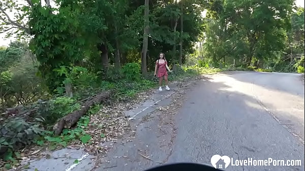 Image Horny Traveler Finds Hot Roadside Hookup in Woods