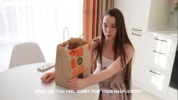 Image Casual sex with a delivery boy on the kitchen table.