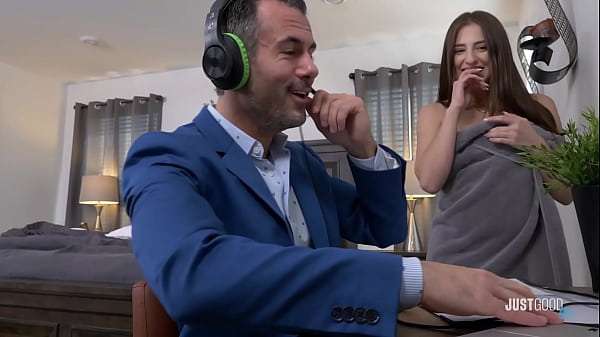 Image Business Call vs 18yo Teen They Watched Him Whole Time!! Just Good Sex with Aubree Valentine