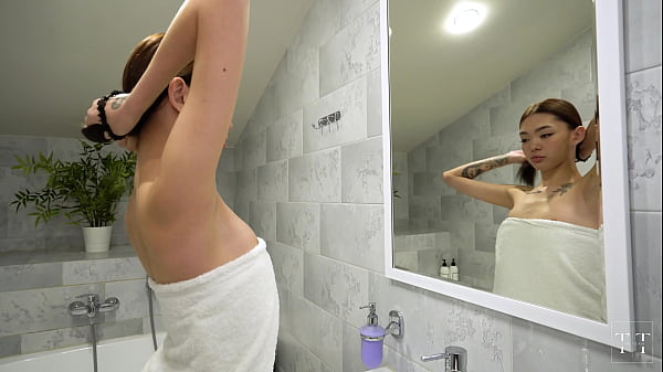 Image He fucked me hard in the bathroom and cum in my mouth