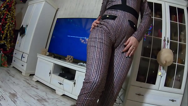 Image Preview- Cheating wife blow her husband friend while waring a hot jumpsuit and a fur hooded downjacket 232