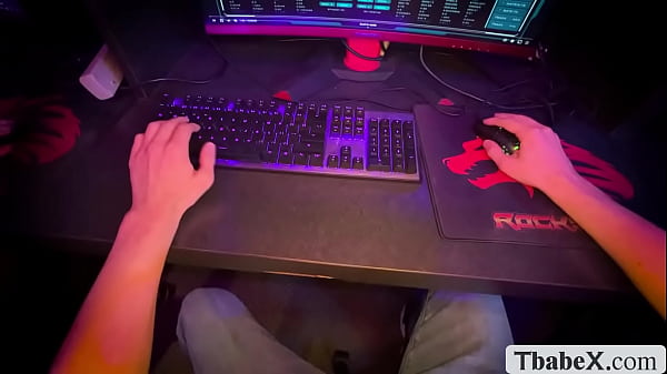 Image TS pro player gives horny dude and ebony a sex