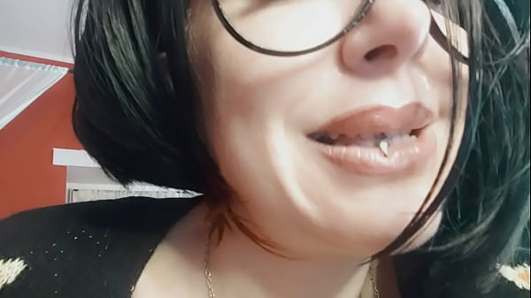Image the the giantess uses you in place of her missing tooth and...