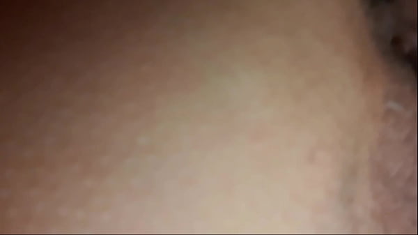 Image Pov closeup of giant clit being caress on the head by my husband's balls.