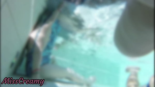 Image #2 Flashing my pussy in front of a boy in public swimming pool and helps me masturbate - it's very risky with people nearby watching - MissCreamy