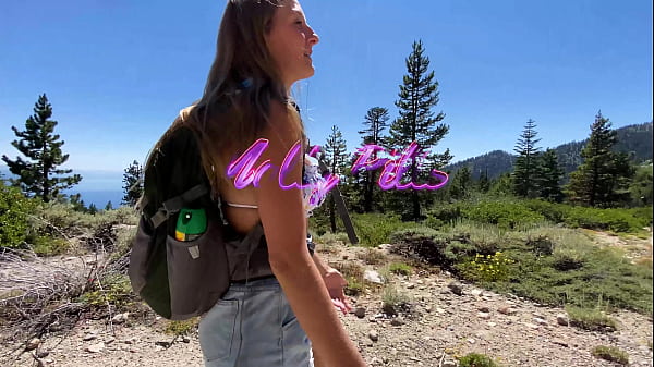 Image HUGE NATURAL BOOBS HIKER RAILED ON THE TRAIL - HORNY HIKING ft Molly Pills - POV