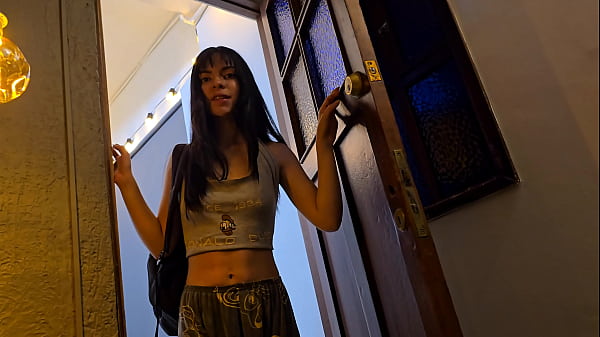 Image Sharing another room with an unknown sexy, she undresses to fuck me.