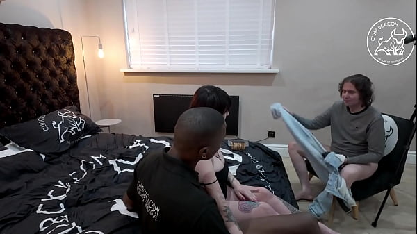 Image Cum eating cuckold as hotwife is blacked