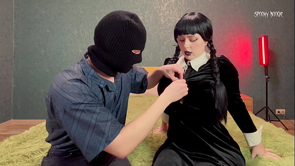 Image Wednesday Addams gets fucked in her tight pink asshole by Xavier's big cock