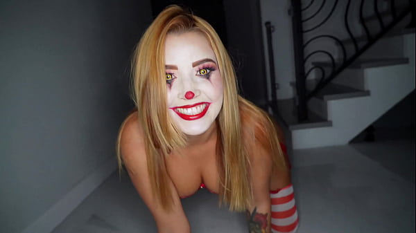 Image Agatha Vega dressed as a creepy Clown gets fucked hard by Christian Clay - FREE VERSION