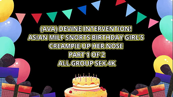 Image (AVA) DEVINE INTERVENTION! ASIAN MILF SNORTS CREAMPIE UP HER NOSE - ALL GROUP SEX 4K
