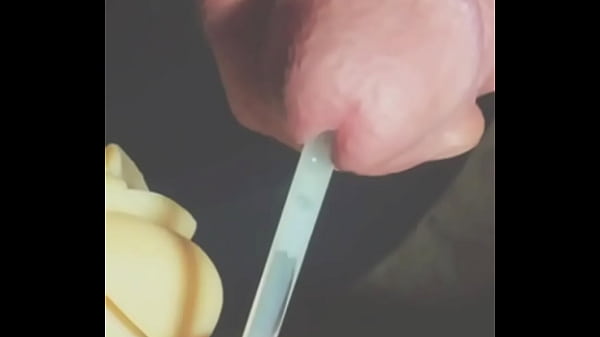 Image Swallowing Many Loads of My Own Cum From A Glass Straw - Sounding For My Cum