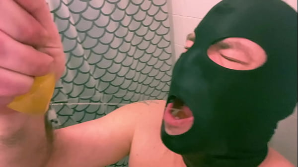 Image Instructed to piss in 1 condom to shower with and 1 to drink from