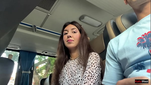 Image Public Dick Flashing - Risky Handjob in Public Bus Full of People until he CUM