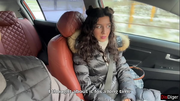 Image Risky Public Sex in the Car Huge Cum on Face and Cumwalk in metro