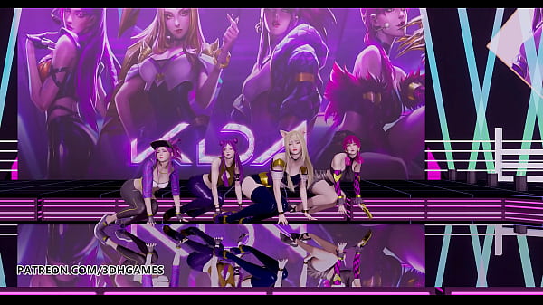 Image [MMD] GirlsDay - Something Kpop Striptease Ahri Akali Kaisa Evelynn League of Legends KDA Cosplay Uncensored Hentai Cartoon 4K 60FPS