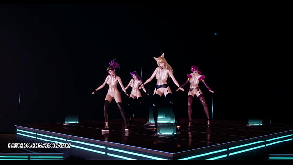 Image [MMD] K/DA - PopStars Hot Naked Dance Ahri Akali Kaisa Evelynn Leauge of Legends Uncensored Hentai 4K 60FPS Cosplay