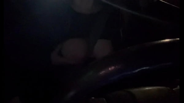 Image Italian Big Tits Artemisia Love Hot Solo Car Ride showing her big horny boobs