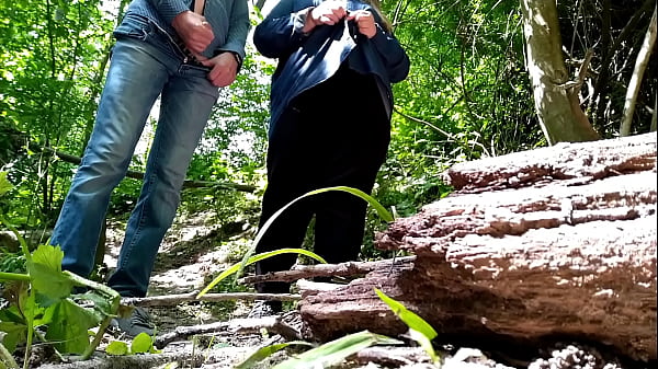 Image Is this your first time cumming in nature? Don't worry, mother-in-law will succeed!