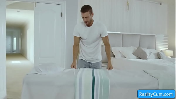 Image Blonde sexy client enjoy sex massage and seduces masseur - Bambi Barton, Ryan Mclane