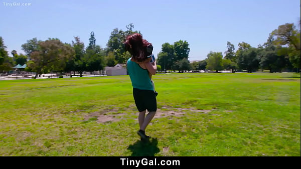 Image Pounding the Tiny Chick Down the Middle until He Makes It All the Way to The End Zone - Tinygal