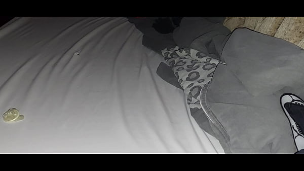 Image fuck the mattress with a condom and cum in it