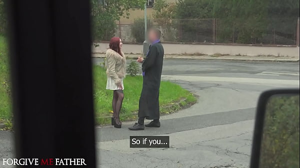 Image Latvian redhead Eva Ray locked in chastity for cheating hard rough sex after public pick up