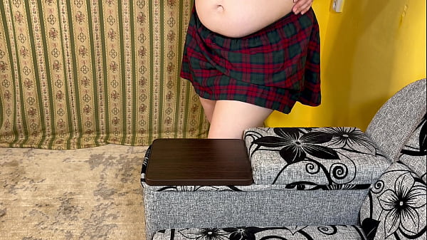 Image Pregnant BBW Wife taking two fast creampies inside her hairy pussy from strangers with small cocks