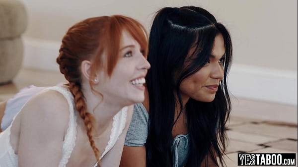 Image Teen gamer girls pounded by stepdads in a hardcore anal foursome