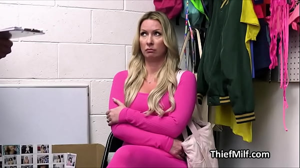 Image Hot milf busted with stolen yoga stuff