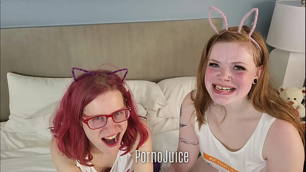 Image Gingers swallow cum nice and good with Savannah Chavez and Ginger Gypsy Jade