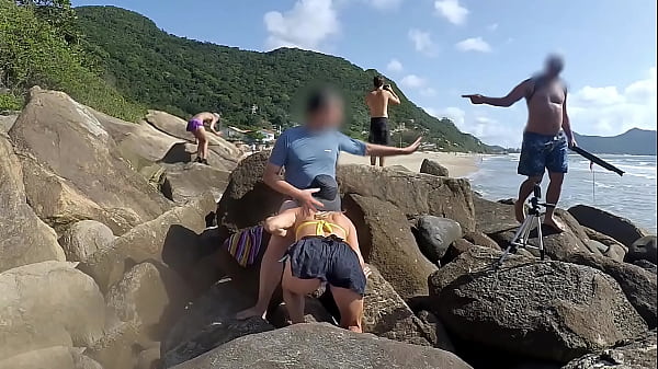 Image Passers-by were outraged, but she continued to suck and beg to fuck her ass