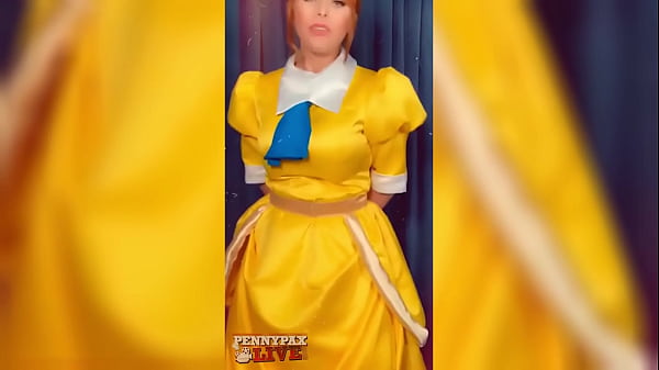 Image Hot Solo Cosplay Peformance Of Teasing Redhead Penny Pax!