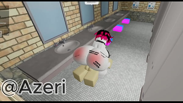 Image me follo a mi amiga en un ba&ntilde_o publico l Roblox #2