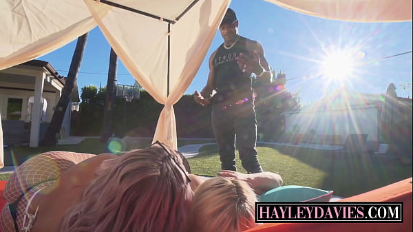 Image Horny Blonde TwinSisters Hayley Davies And Dan Dangler Fuck Hung Black Gardener Jason Luv